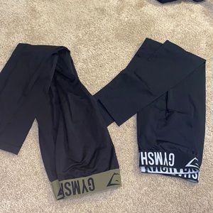 2 gymshark leggings